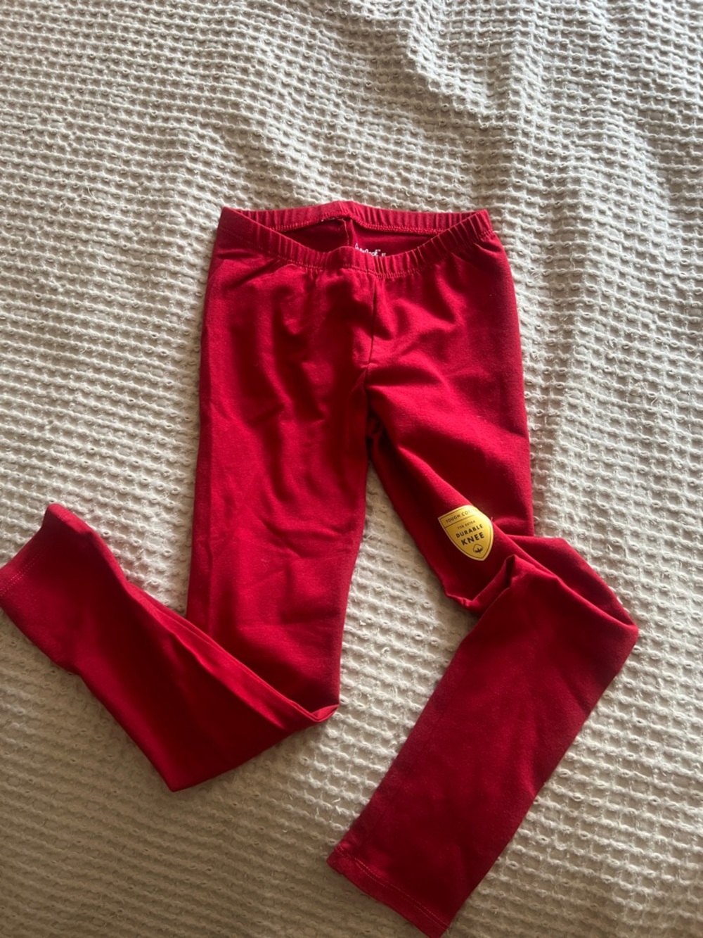 Cat and jack Kids Red Stretch Leggings